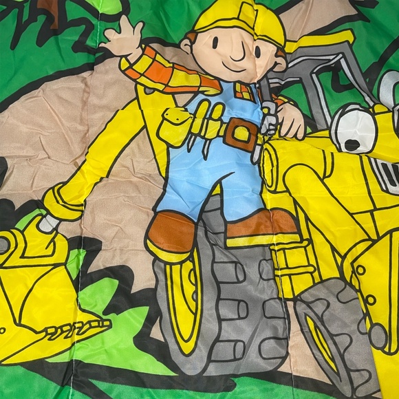 Vintage Kids Sleeping Bag "BOB THE BUILDER" 2002 60”x30” New Old Stock Boys Girl - Picture 2 of 12